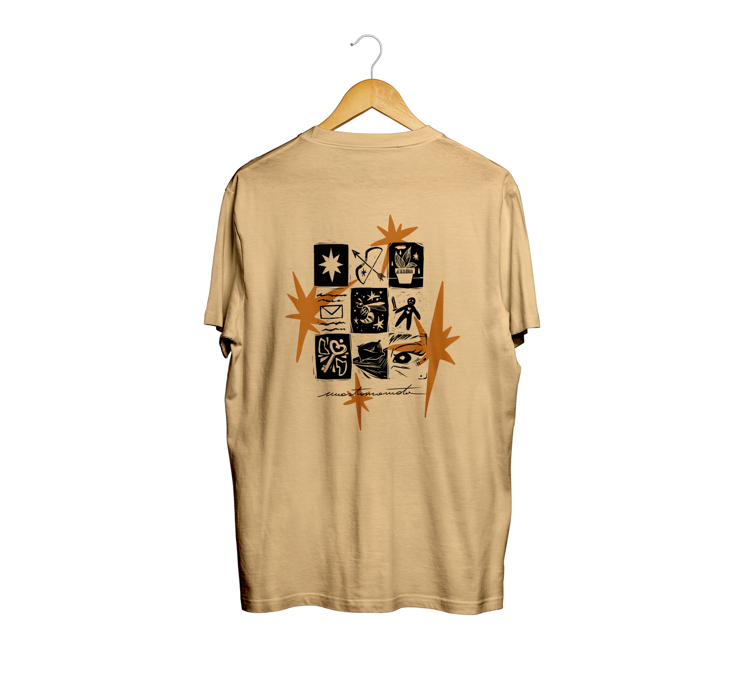 T-Shirt Eyes Be Quiet - Una stanza vuota