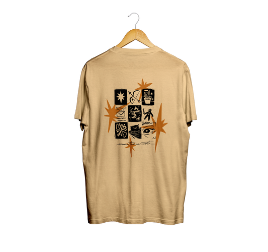 T-Shirt Eyes Be Quiet - Una stanza vuota